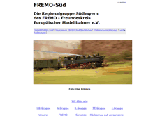 Tablet Screenshot of fremo-sued.de